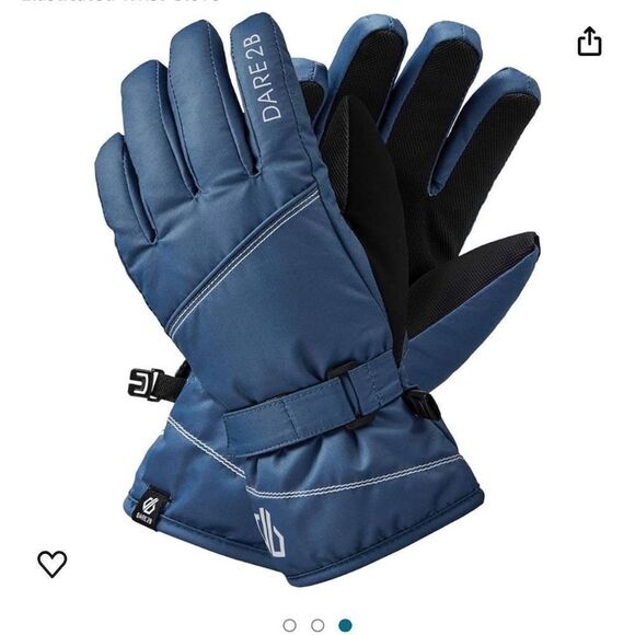 Dare 2b Children's Impish Waterproof Insert Insulated Textured Grip Wrist Gloves - Picture 5 of 5